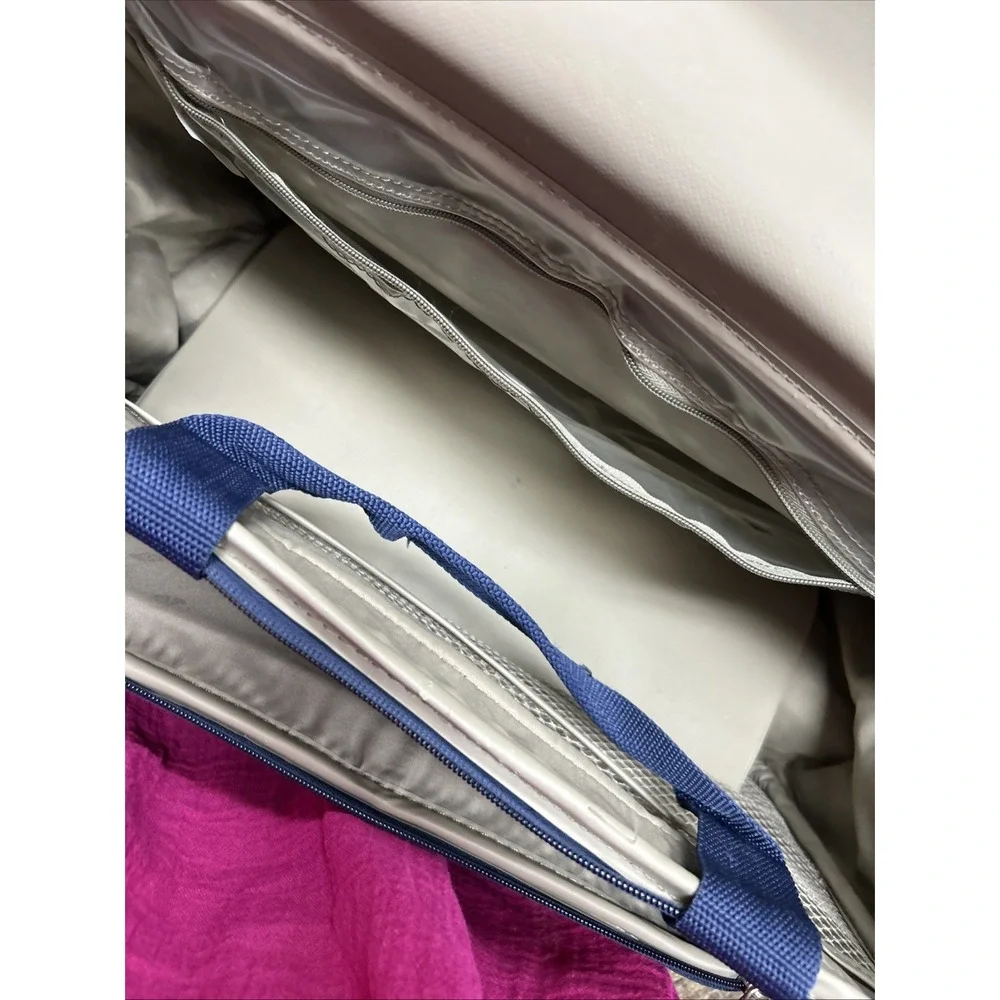 American Tourister Travel Tote Small Carry-On Shoulder Duffle Bag Blue Mini